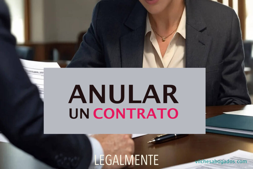¿Cómo cancelar un contrato sin penalización legal? 1 Se puede anular un contrato? El derecho de desistimiento | Vilches ...