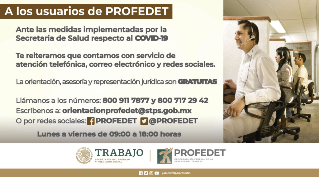 Cómo denunciar a una empresa ante la PROFEDET 1 PROFEDET cuenta servicio de atención ciudadana vía telefónica ...