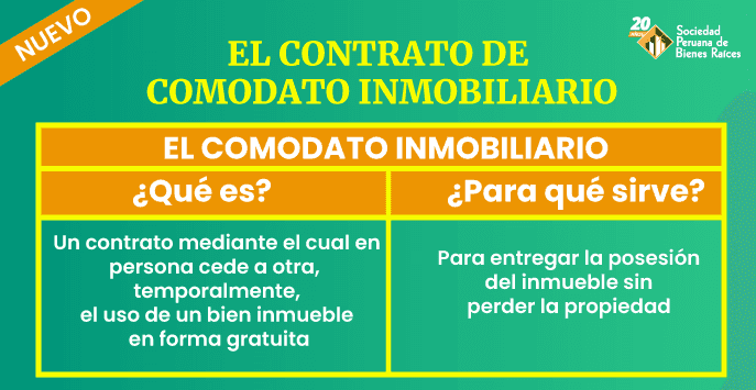 Cómo proteger una propiedad con contrato de comodato 1 EL CONTRATO DE COMODATO INMOBILIARIO