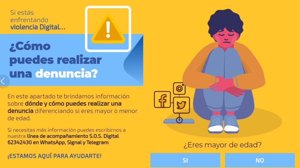 Cómo realizar una denuncia de violencia digital - S.O.S. Digital ...