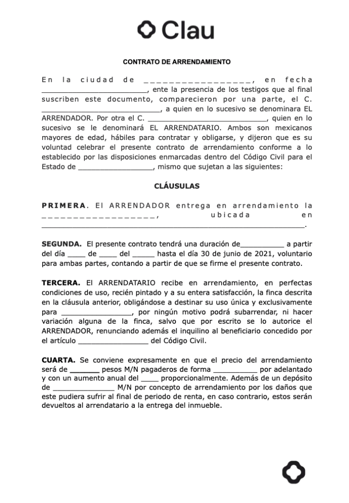 Qué es un contrato de arrendamiento y cómo se hace 1 Contrato Gratuito de Arrendamiento de Vivienda (US) LawDepot