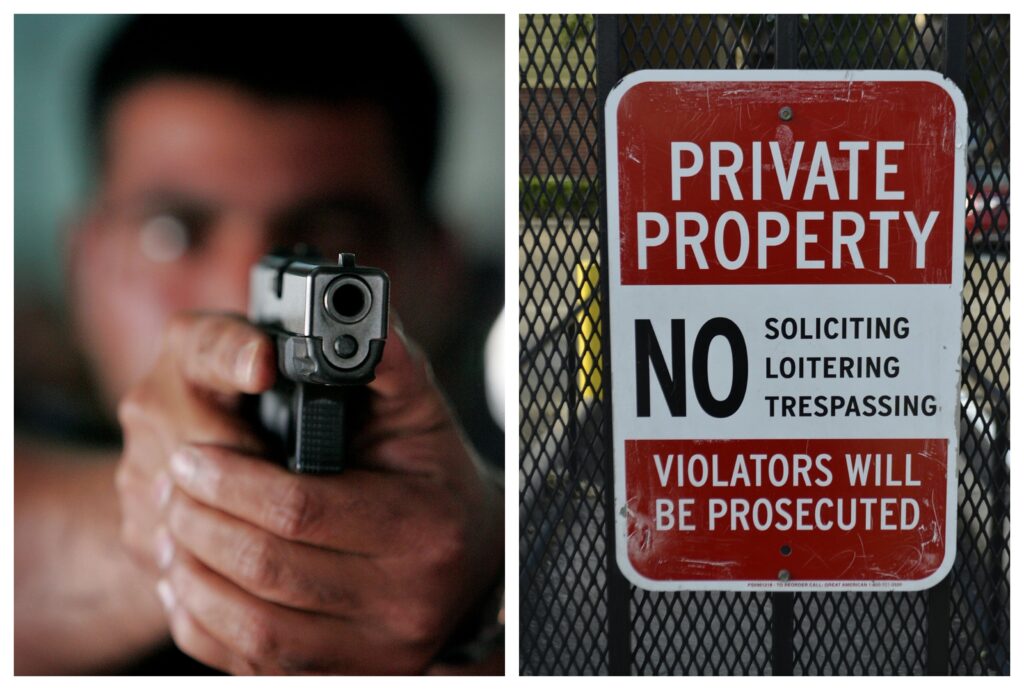 Qué hacer si alguien invade tu propiedad privada 1 Esto es lo que dice la ley de defensa propia de Texas si una ...