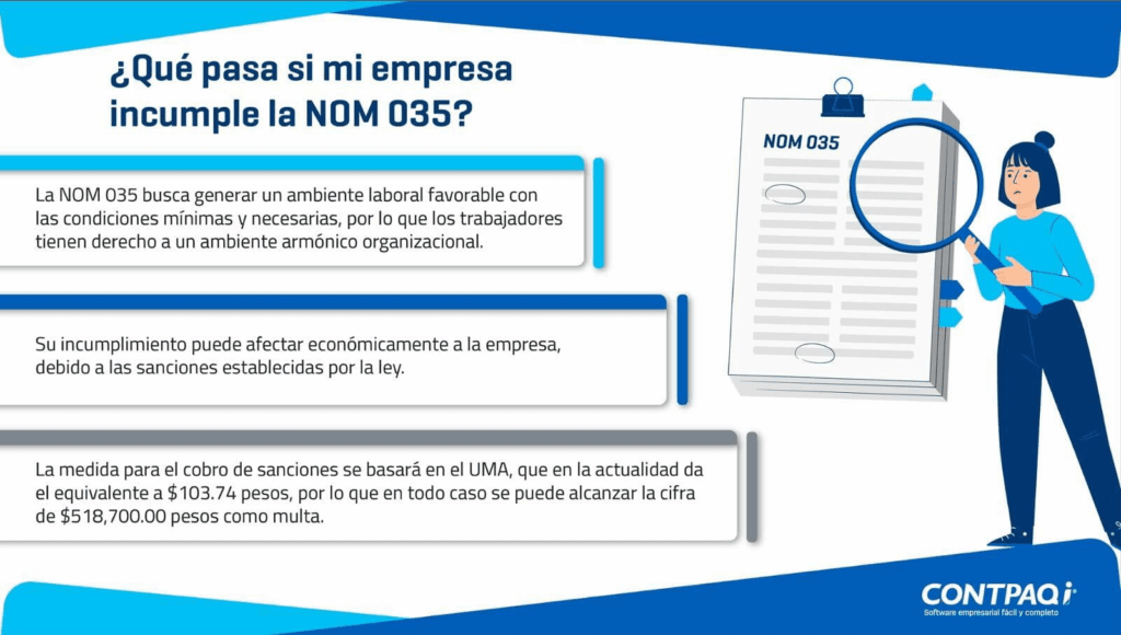 Qué hacer si la empresa no cumple con la NOM-035 1 NOM 035: consecuencias de no cumplirla en tu empresa